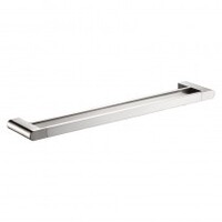 Flores Double Towel Rail 800mm - Brushed Nickel