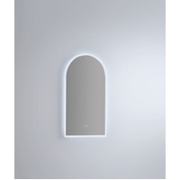 Remer Arch LED Mirror - Brushed Nickel Frame