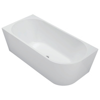 Fienza Isabella 1500mm Right Hand Acrylic Corner Bath - White