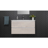 A.D.P Glacier Twin Ensuite 750mm All Drawer Wall Hung Vanity