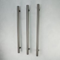 Radiant Vertical Towel Rail - Gunmetal
