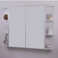 A.D.P Glacier 900mm Shaving Cabinet - Double Shelf