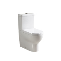 KDK 014 Mercury Back to Wall Toilet Suite with Soft Close Seat - White