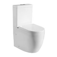 KDK 025 Harmonious Whirlpool Back to Wall Toilet Suite with Soft Close Seat - White