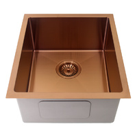 Modern National Handmade Single Bowl Sink 440 x 380mm - Copper