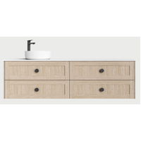 Marquis Pier 1500mm Offset Bowl Wall Hung Vanity