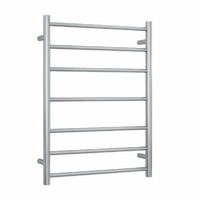 240V Brushed Stainless Heated Towel Ladder 600 x 800mm
