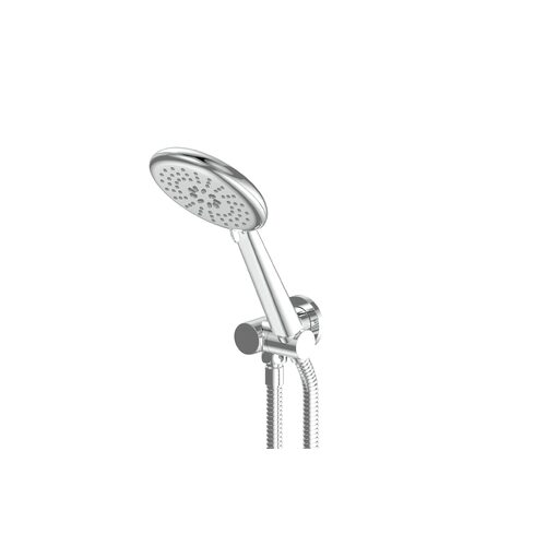 Greens Oakley Hand Shower with Wall Outlet Bracket - Chrome