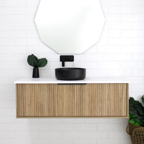 Marquis Cove 600mm Wall Hung Vanity - Centre Bowl
