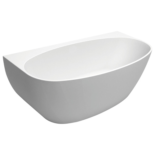 Fienza Keeto 1500mm Freestanding Acrylic Bath - White