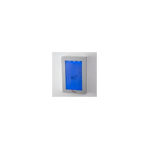 Radiant Silver Premium Touchscreen Dual Timer & Thermostat Digital Switch - Vertical Orientation - Vertical Orientation