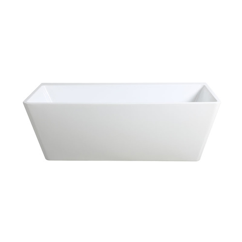 Ceramic Exchange KBT-7-1700mm Wall Faced Freestanding Bath - White
