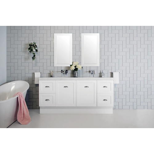 A.D.P Madison 1800mm Double Bowl Vanity on Kick
