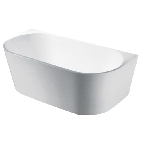 Ceramic Exchange Elivia 1500mm Back to Wall Freestanding Bath - Matte White