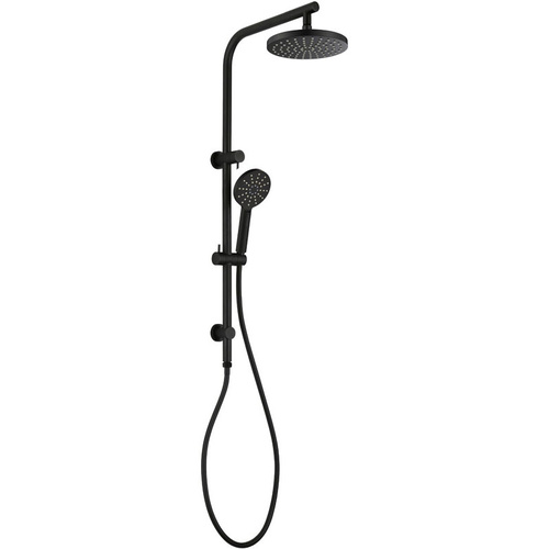P & P Cora Round Multifunction Shower Set - Matte Black