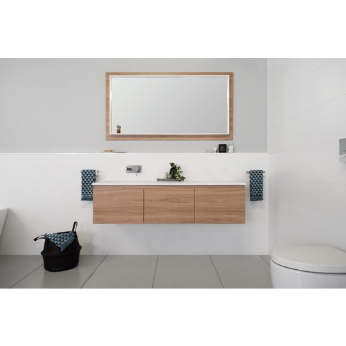 A.D.P Snow 1500mm Double Bowl Wall Hung Vanity